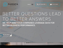 Tablet Screenshot of pandatagroup.com